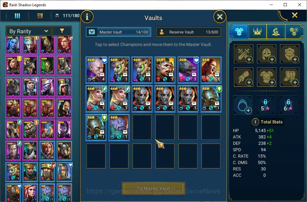 Raid: Shadow Legends Accounts Lv22 362K Power|4,9K Gems|1 Mythical (Toshiro)|17  image 6