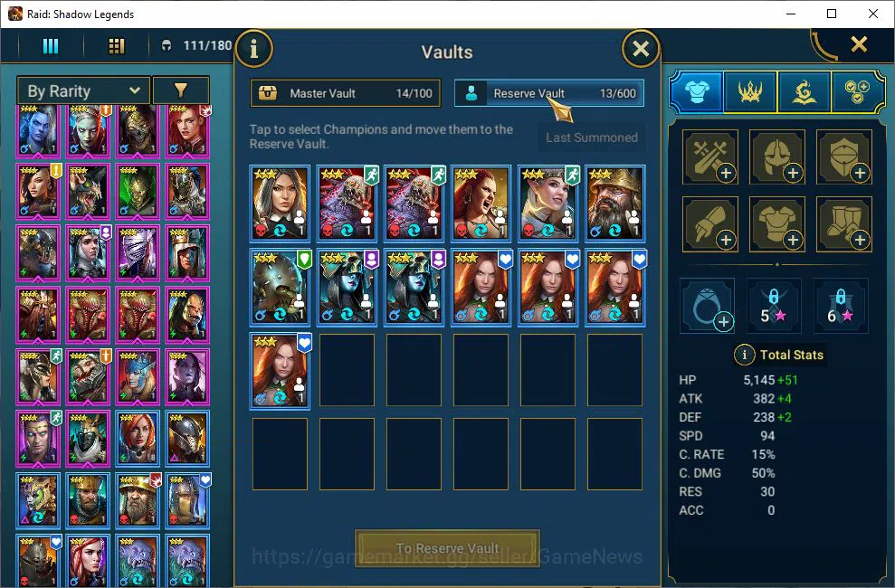 Raid: Shadow Legends Accounts Lv22 362K Power|4,9K Gems|1 Mythical (Toshiro)|17  image 7