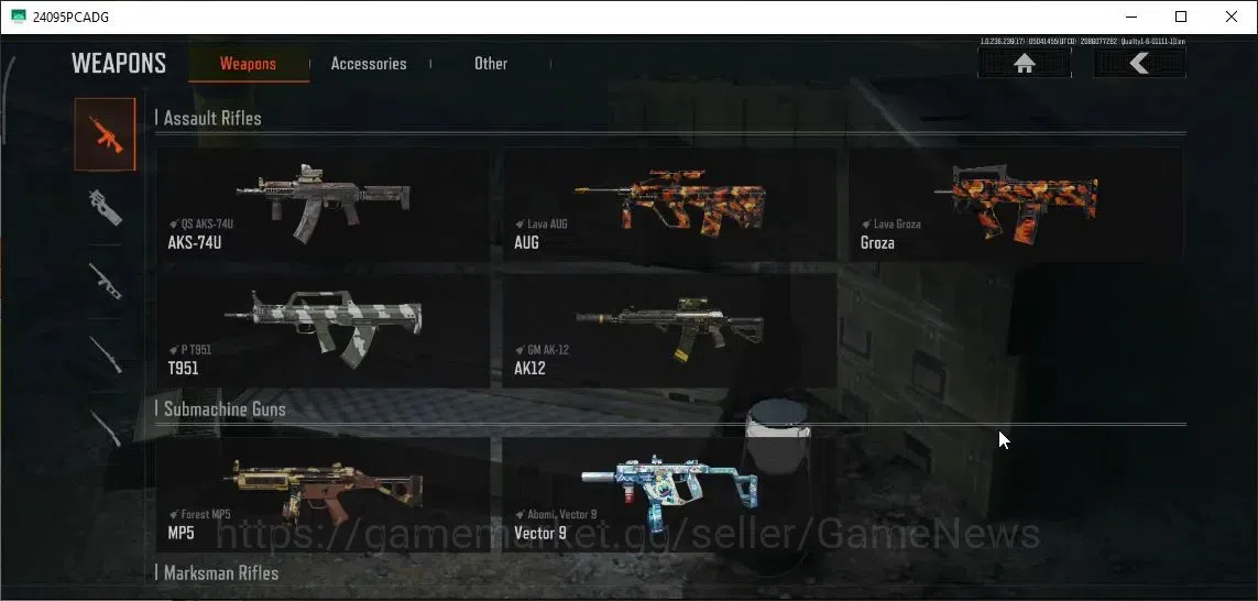 Arena Breakout Accounts MOBILE Lv30|SV 13M|CV 11M|Abomi.Vector 9,QS AKS-74 image 5