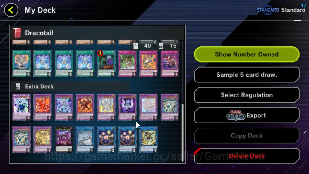 Yu-Gi-Oh! Master Duel Accounts Lv 18 | 20 Deck |RadiantTyphoon, VSK9,Dracotail,Do image 7