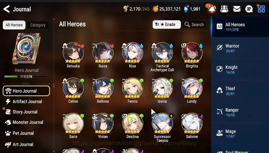 Epic Seven Accounts Global|New Era|UnVerif|5 ML(Salome,Harsetti,Straze image 6