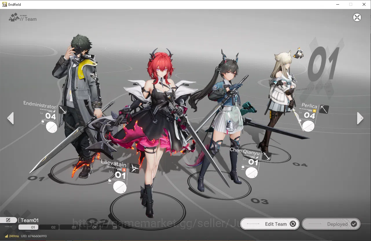 Arknights: Endfield Accounts NA/EU Lv2|Day 2 Login|1860 Arsenal|1 Meta SSR (Lae image 2