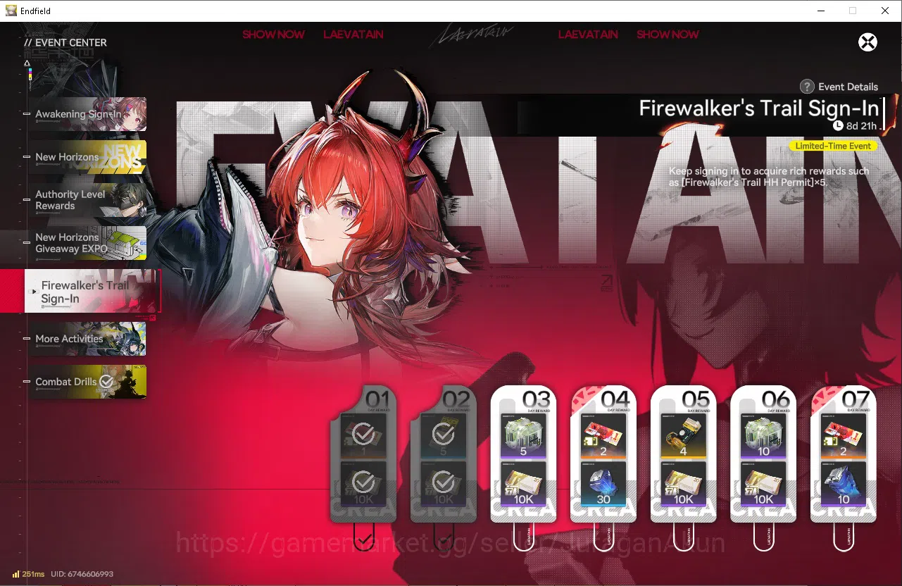 Arknights: Endfield Accounts NA/EU Lv2|Day 2 Login|1860 Arsenal|1 Meta SSR (Lae image 8