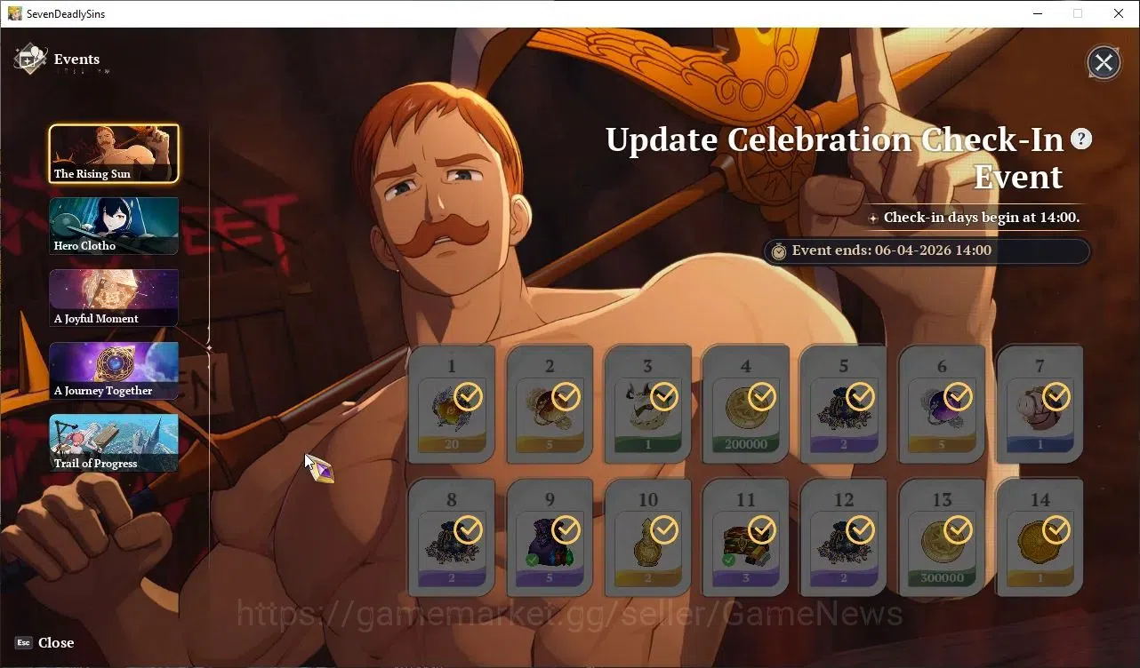 The Seven Deadly Sins: Origin Accounts SEA|Lvl 43|7 SSR|MeliodasP6,MannieP5,DrakeP1,Guila image 17