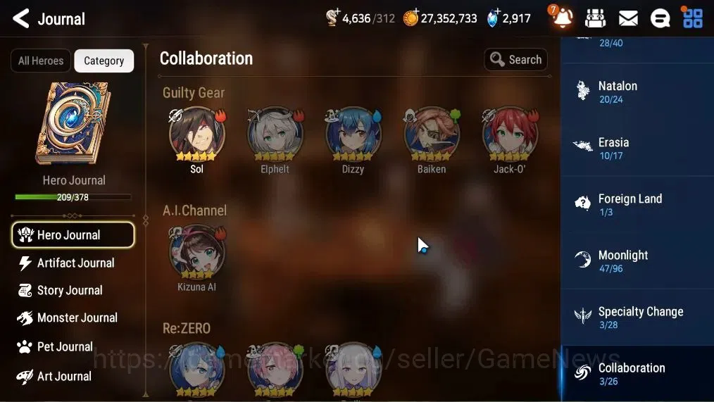 Epic Seven Accounts Asia Verif|15 ML(Spirit Eye Celine,Falen Cecilia,H image 5