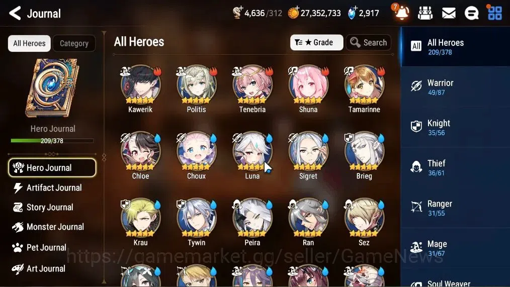 Epic Seven Accounts Asia Verif|15 ML(Spirit Eye Celine,Falen Cecilia,H image 9