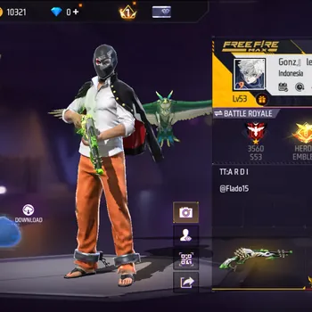 Free Fire Accounts Indonesia|M1887 - Hand Of Hope,Mamba Gnaw,Bunny's Order|Check SS FF985B