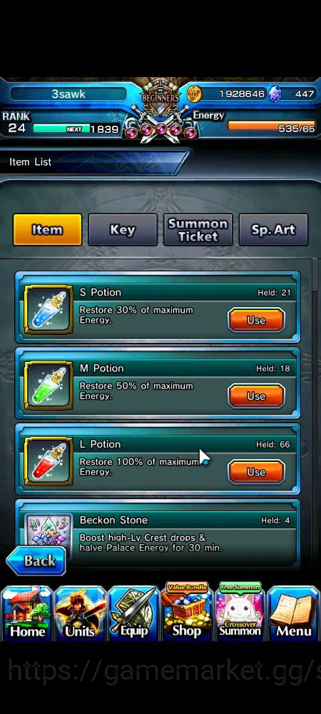 Grand Summoners Accounts Global|Rank 24|6 Ascend|Summer Miyu,Emiya,Chloe,Ha image 2