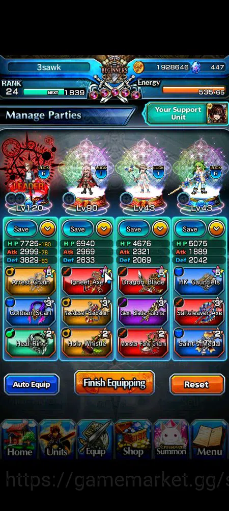 Grand Summoners Accounts Global|Rank 24|6 Ascend|Summer Miyu,Emiya,Chloe,Ha image 3