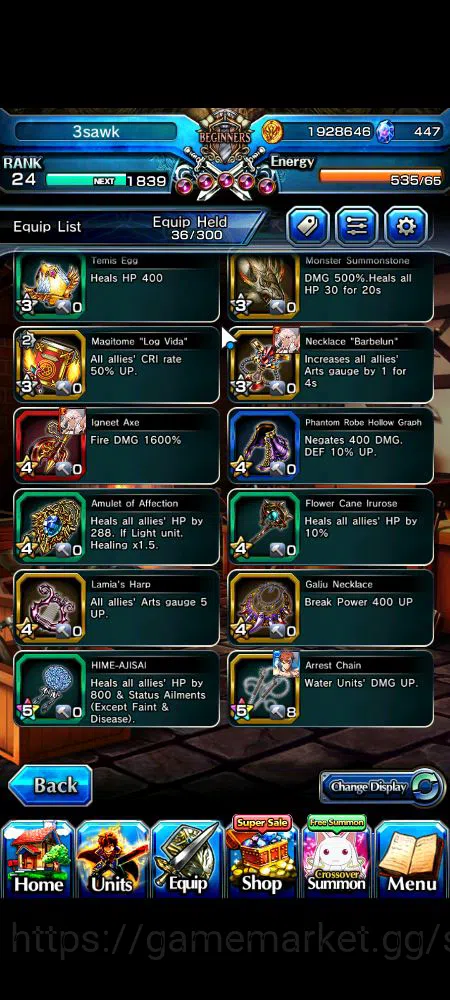 Grand Summoners Accounts Global|Rank 24|6 Ascend|Summer Miyu,Emiya,Chloe,Ha image 7
