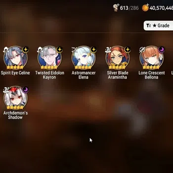 Epic Seven Accounts High-End GLOBAL UnVerif|New Era|9 ML(LC Bellona,SE Celine,L Cermia,A Vildred Etc) Aube,A Ludwig,Setsuka