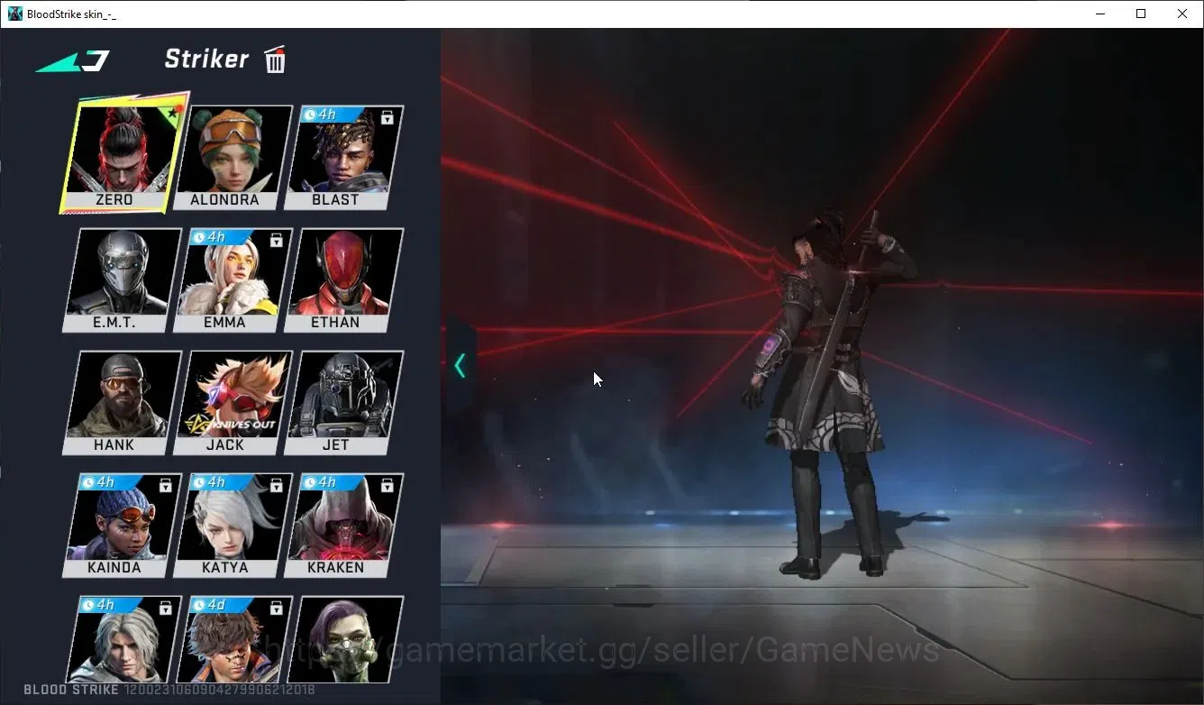 Blood Strike Accounts ASIA|1 ULTRA Striker ZERO-Agent Zero|3 Legendary G image 4