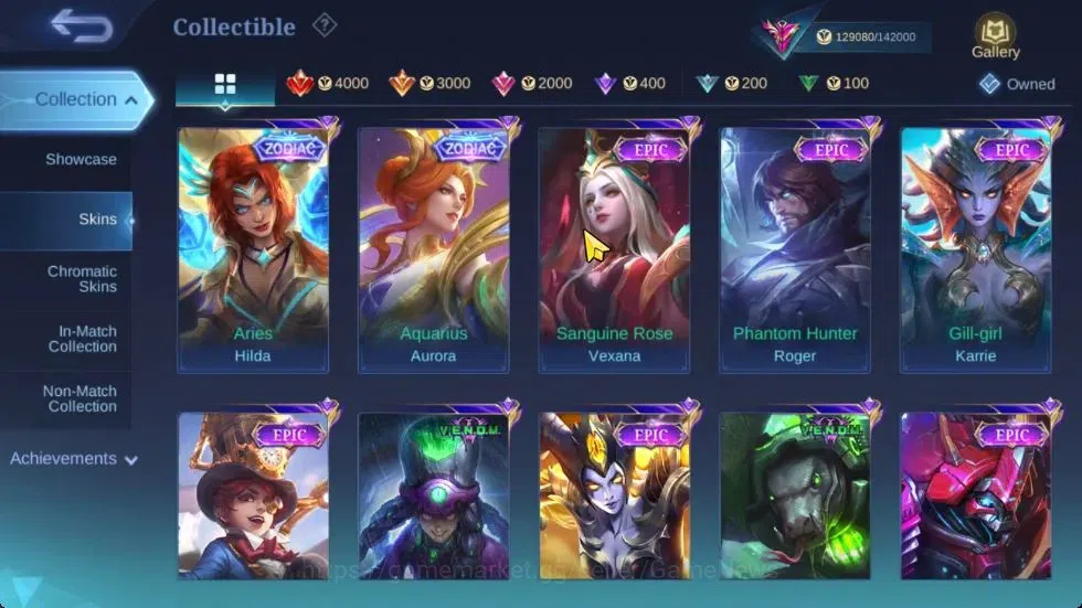 Mobile Legends: Bang Bang Accounts Collector Hero 133|Skin 412|Highest Imo 104|Legend Franco|Harith HxH,(YSS,Nata) CC,Layla 12