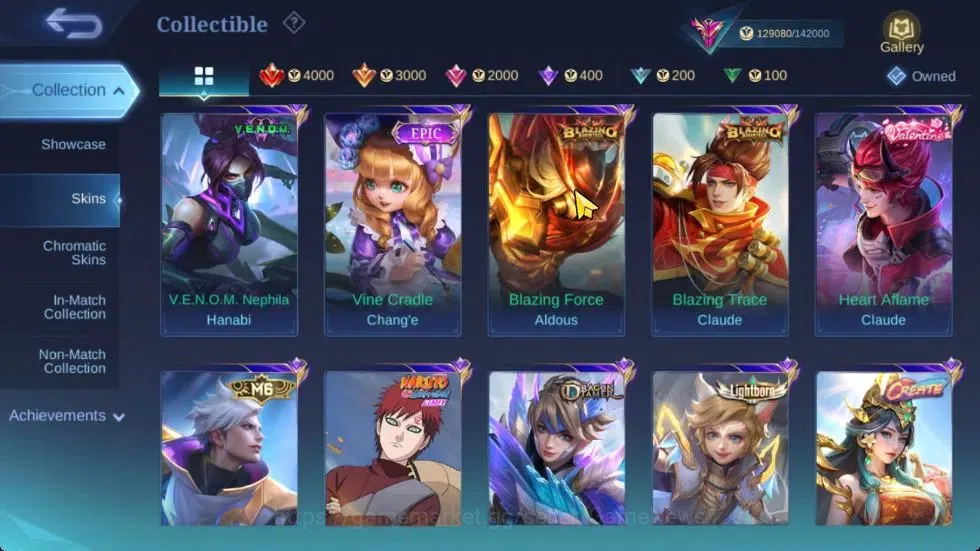 Mobile Legends: Bang Bang Accounts Collector Hero 133|Skin 412|Highest Imo 104|Legend Franco|Harith HxH,(YSS,Nata) CC,Layla 14