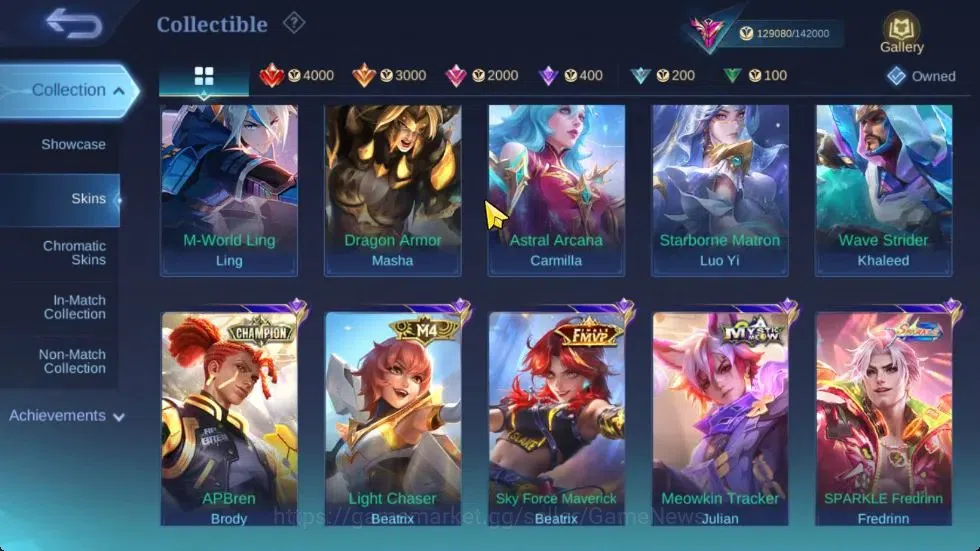 Mobile Legends: Bang Bang Accounts Collector Hero 133|Skin 412|Highest Imo 104|Legend Franco|Harith HxH,(YSS,Nata) CC,Layla 16