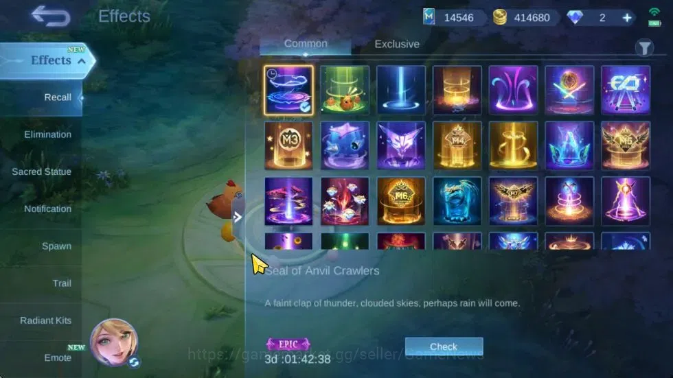 Mobile Legends: Bang Bang Accounts Collector Hero 133|Skin 412|Highest Imo 104|Legend Franco|Harith HxH,(YSS,Nata) CC,Layla 18