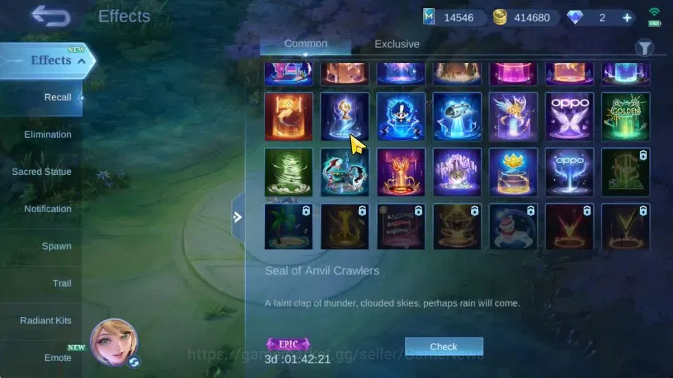 Mobile Legends: Bang Bang Accounts Collector Hero 133|Skin 412|Highest Imo 104|Legend Franco|Harith HxH,(YSS,Nata) CC,Layla 20