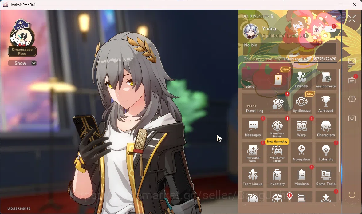 Honkai Star Rail Accounts ASIA | TL 67 | Dan heng, Yao guang, Sparkle,Cyrene image 1