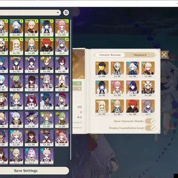 Genshin Impact End Game ASIA|AR 55|8 Limited+5(*5Weapon)|Raiden+Sign,Kazuh image 1