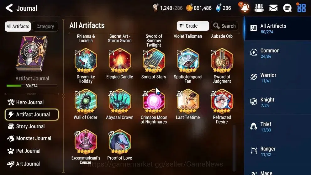 Epic Seven Accounts High-End Global UnVerif|NewEra|13 ML(Salome,RnL,Zio,Belina,LC Bellona,AB 11