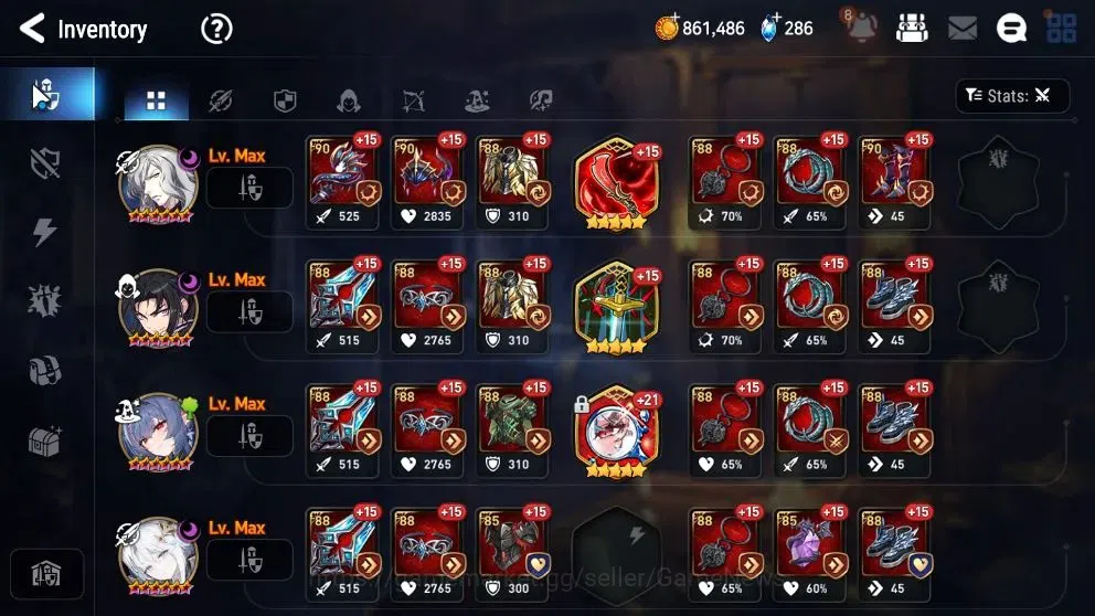 Epic Seven Accounts High-End Global UnVerif|NewEra|13 ML(Salome,RnL,Zio,Belina,LC Bellona,AB 15