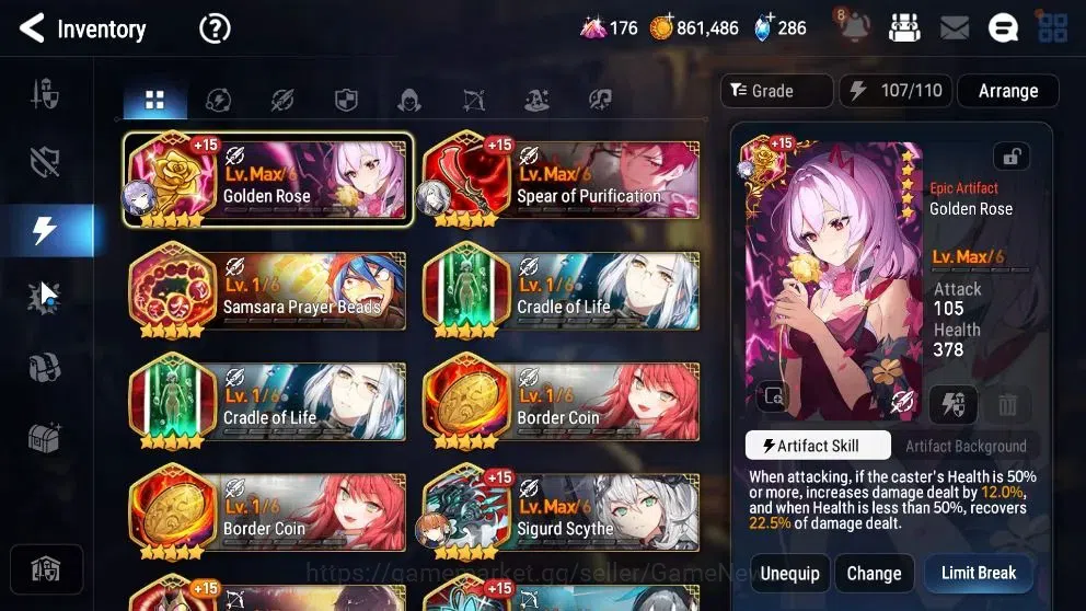 Epic Seven Accounts High-End Global UnVerif|NewEra|13 ML(Salome,RnL,Zio,Belina,LC Bellona,AB 17