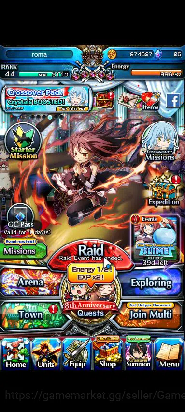 Grand Summoners Starter Global|Rank 44| 4 Ascend | RimuruTW, Kyoko SakuraT image 1