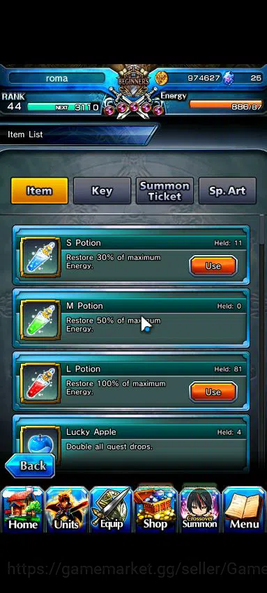 Grand Summoners Accounts Starter Global|Rank 44| 4 Ascend | RimuruTW, Kyoko SakuraTW, CF Millim, H Akemi |Lpot 81|Check 2