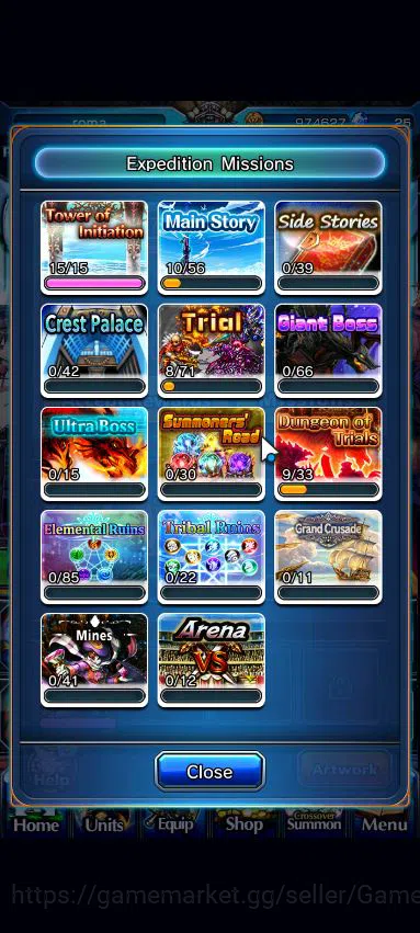 Grand Summoners Accounts Starter Global|Rank 44| 4 Ascend | RimuruTW, Kyoko SakuraTW, CF Millim, H Akemi |Lpot 81|Check 6