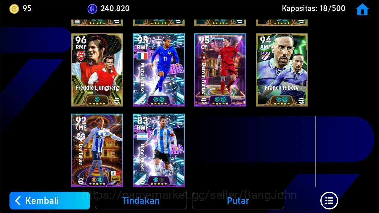 eFootball Accounts Power 3155, Pirlo epic, M oddo epic, F rijkaard ep image 2