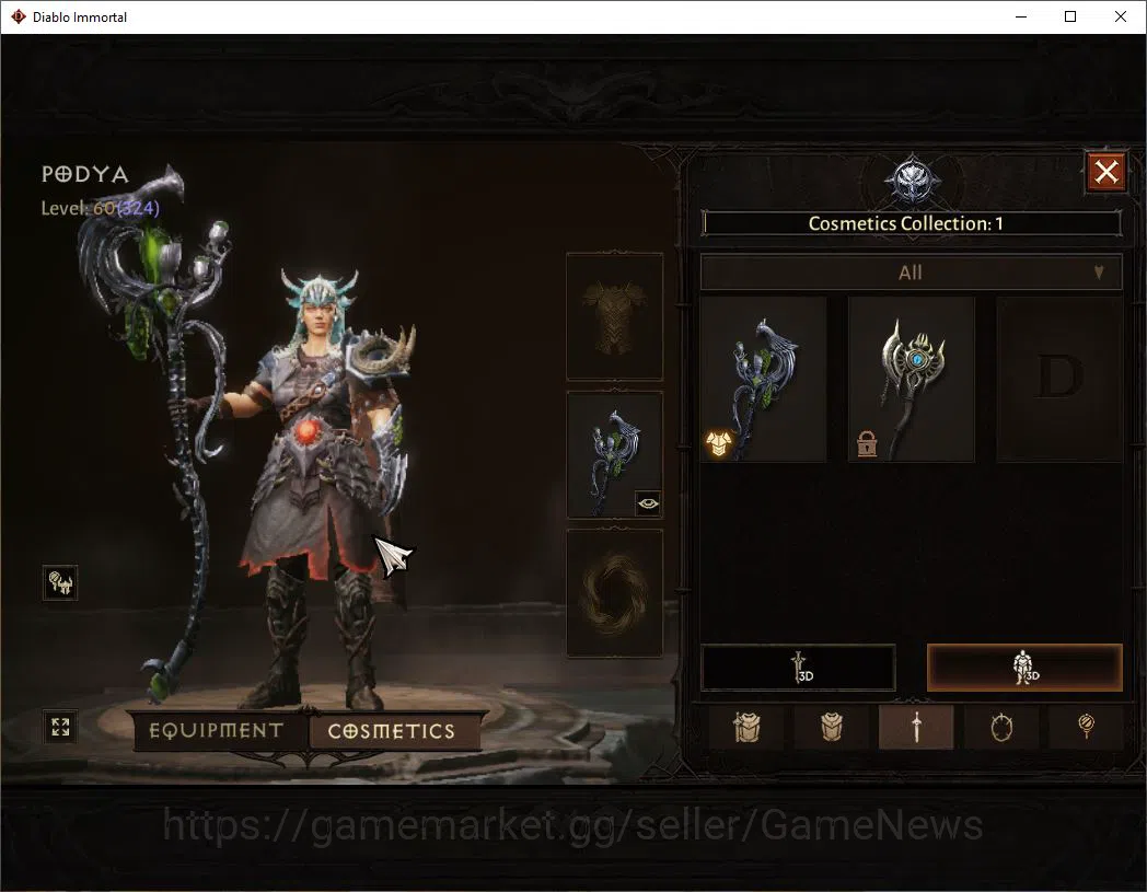 Diablo Immortal Accounts SA-Malah|Lv60(324)|Druid|31k CR|Reso 510|Maledicto image 7