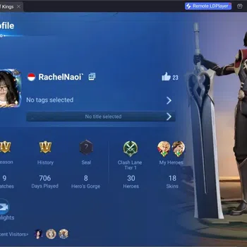 Honor of Kings Accounts Rare Skin Global|30H 18S|2 Legend|1 HonorPass|1 Epic|8 Rare, More |Check SS HOK610B