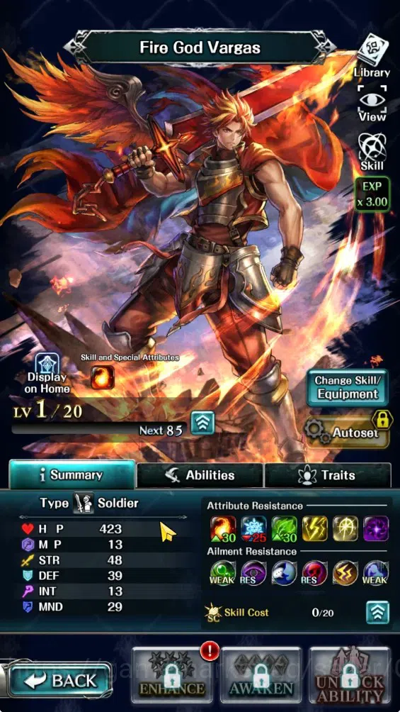 Last Cloudia Accounts GLOBAL|Rank 7|3k Crystal|Collab Brave Frontier (Fi image 3