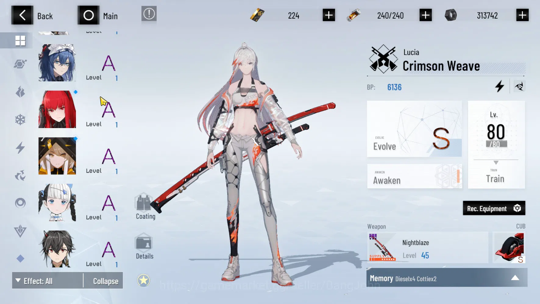 Punishing: Gray Raven Accounts ASIA PACIFIC | LEVEL 89 | Rosetta Sign | Nanami Si image 16