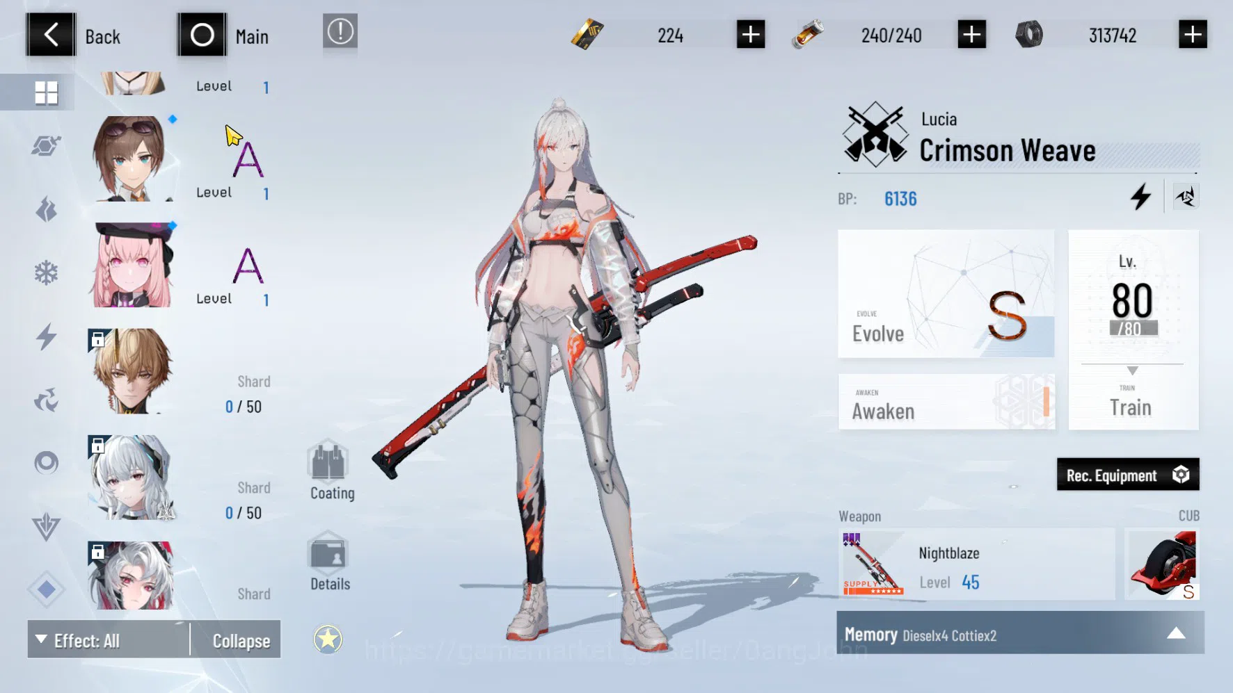 Punishing: Gray Raven Accounts ASIA PACIFIC | LEVEL 89 | Rosetta Sign | Nanami Si image 17