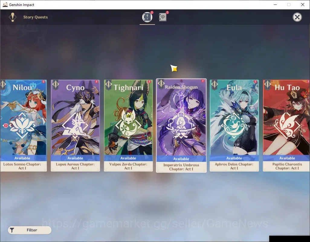 Genshin Impact Accounts ASIA | AR 46 | 2 Limited | Hutao,Yae Miko | Mc Fem image 15
