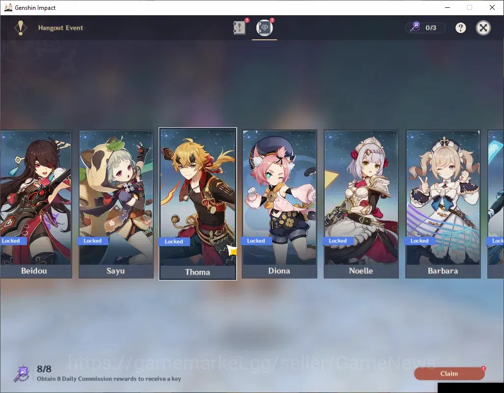 Genshin Impact Accounts ASIA | AR 46 | 2 Limited | Hutao,Yae Miko | Mc Fem image 16