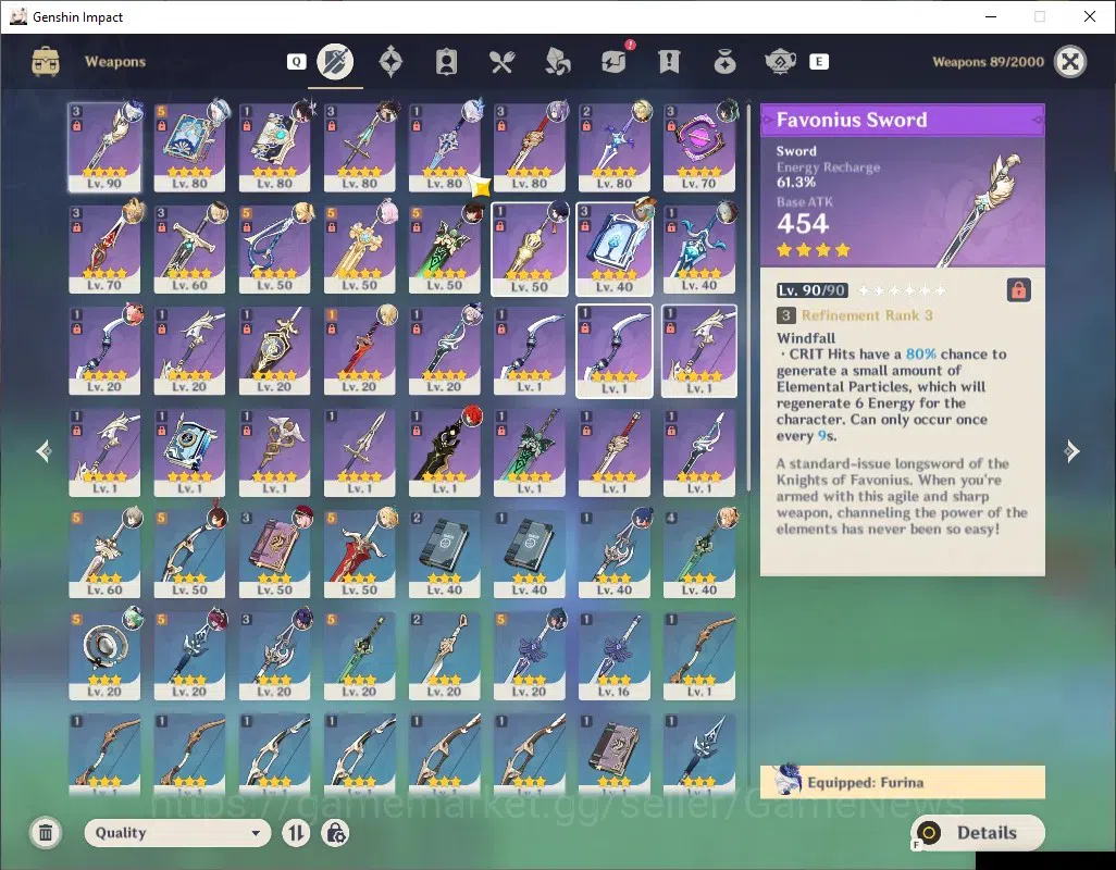 Genshin Impact Accounts ASIA|Free ZZZ|AR 55|7 Limited + 7 (5*Standard)|Ski image 3