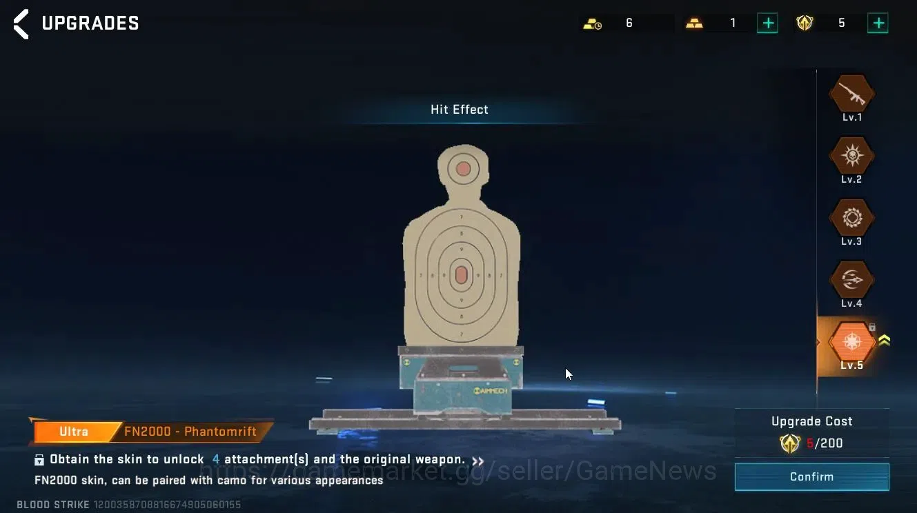 Blood Strike Accounts ASIA|6 ULTRA[ETHAN,UMP45 lv5,FN2000 Lv5,INP9,etc]| image 17