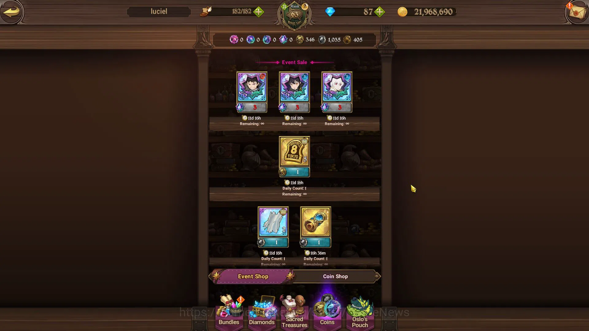 The Seven Deadly Sins: Grand Cross Accounts Asia|3,5M CC|1 LR+6 UR+Collab FireForce,TOG|Ludoci image 10