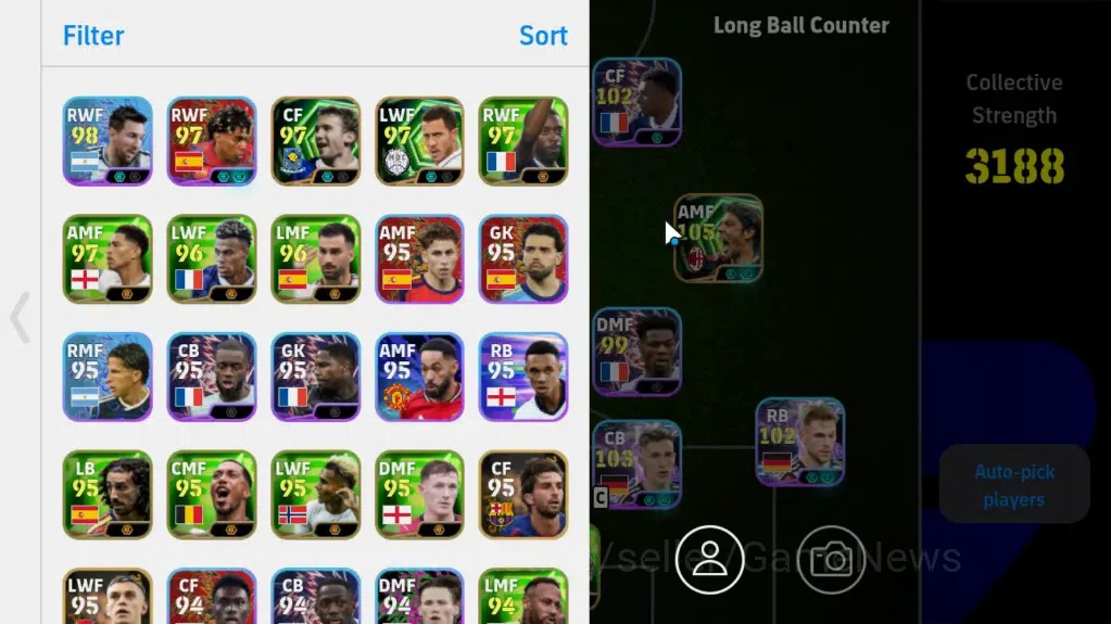 eFootball Accounts Android |Big Time (Eden Hazard)11 Epic|Fabio Canna image 2
