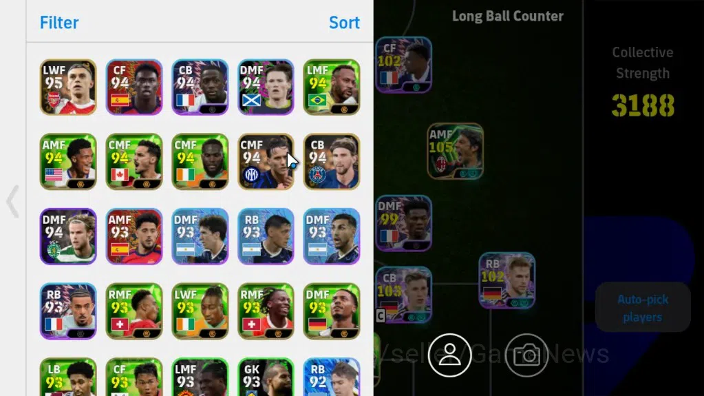eFootball Accounts Android |Big Time (Eden Hazard)11 Epic|Fabio Canna image 3