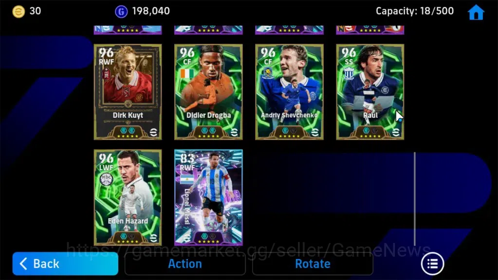 eFootball Accounts Android |Big Time (Eden Hazard)11 Epic|Fabio Canna image 8