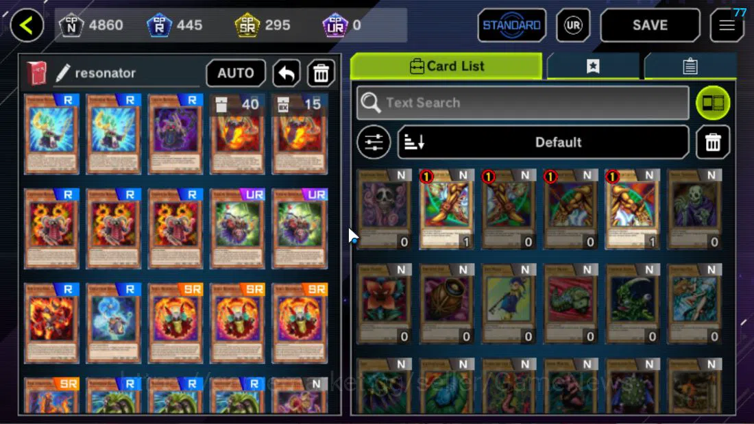 Yu-Gi-Oh! Master Duel Accounts Starter Lv 18|19 Deck|Resonator,Yubelfs,KewlToon,Radiant 4