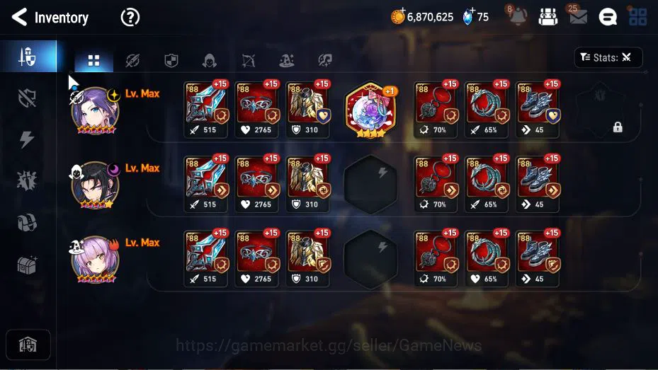 Epic Seven Accounts GLOBAL Unverif|New Era|2 ML(Salome, LW Peira, BW I image 10