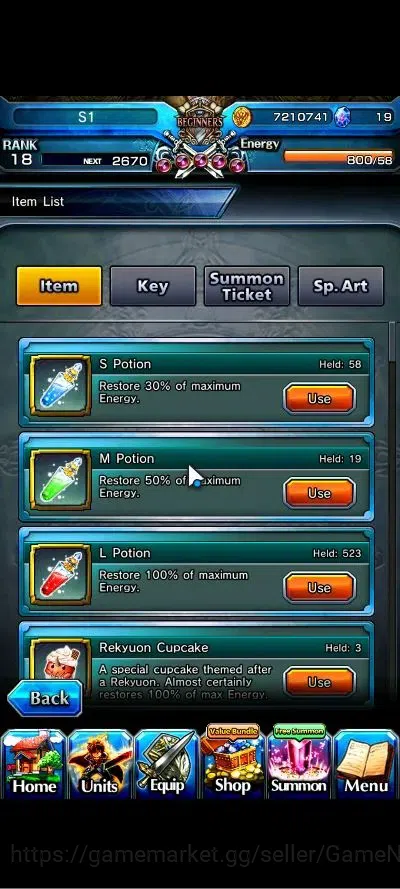 Grand Summoners Accounts Global|Rank 18|19 Ascend+3 TW|(Roy,Jiji,Kirisame)+ image 2