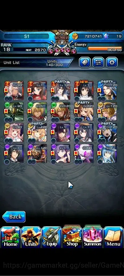 Grand Summoners Accounts Global|Rank 18|19 Ascend+3 TW|(Roy,Jiji,Kirisame)+ image 4