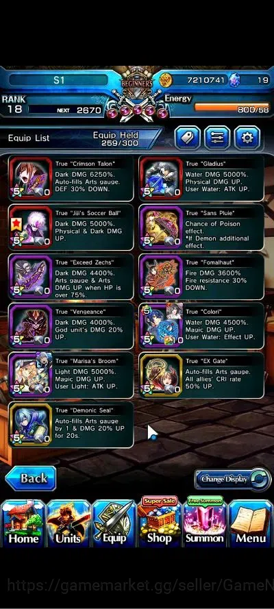 Grand Summoners Accounts Global|Rank 18|19 Ascend+3 TW|(Roy,Jiji,Kirisame)+ image 6