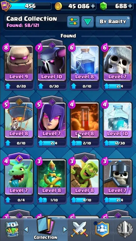 Clash Royale Accounts KTL 9 | 3400 Trophies|Card 58|Limited Skin|1 Hero image 14