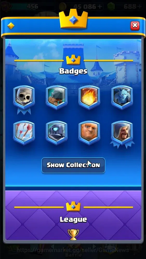 Clash Royale Accounts KTL 9 | 3400 Trophies|Card 58|Limited Skin|1 Hero image 4
